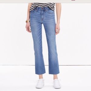 Madewell flea market flares.